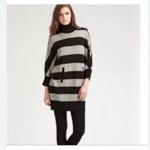 Tory Burch sweater turtleneck batwing sleeves poncho XS NWOT